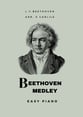 Beethoven Medley piano sheet music cover